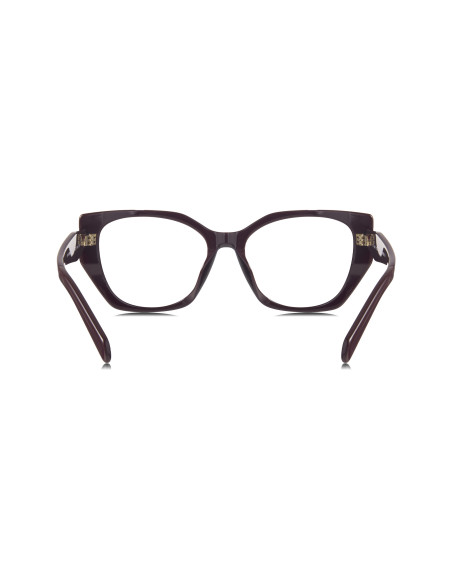 Prada SPR 18WV VIY-1O1 Oftalmico Square Shape Garnet