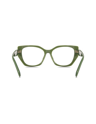 Prada SPR 18WV 13J-1O1 Oftalmico Square Shape Sage Green