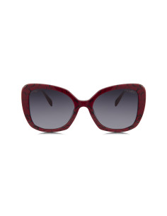 Prada SPR 03Y 15D-09S Square Shape Red Marble Gradient 2