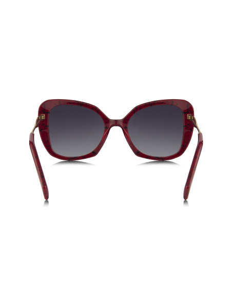 Prada SPR 03Y 15D-09S Square Shape Red Marble Gradient