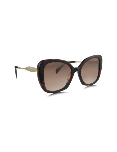 Prada SPR 03Y VAU-6S1 Square Shape Tortoise Coffe