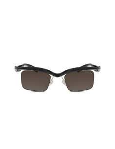 Prada SPR A15 1AB-8C1 Morph Small Square Shape Dark Brown 2