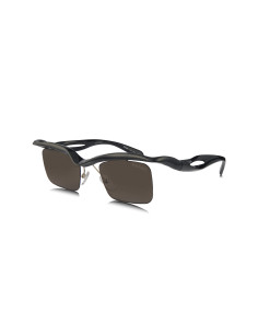 Prada SPR A15 1AB-8C1 Morph Small Square Shape Dark Brown