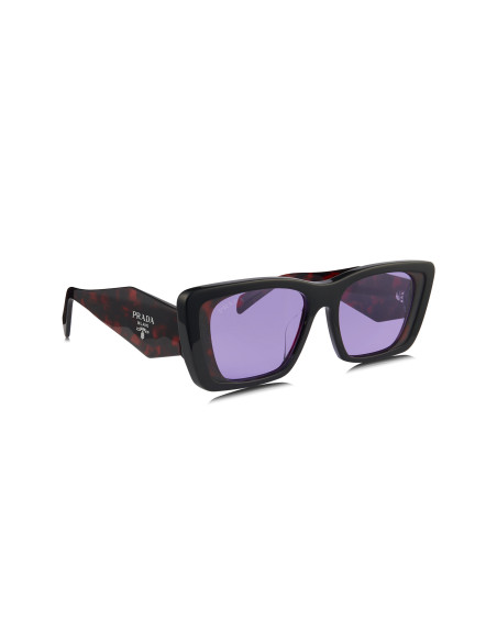 Prada SPR 08YS 04V-6O2 Oversized rectangular Black Violet