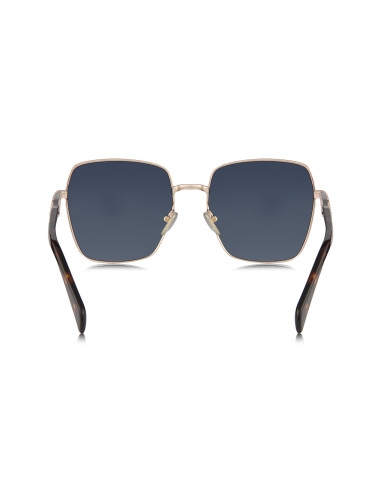 Prada SPR 64Z SVF-09T Square Shape Pink Gold Tortoise