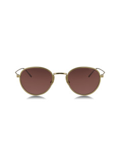 Prada SPR 53WS 06Q-061 Round Titanium Pale Gold 2