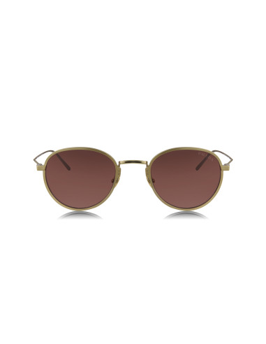 Prada SPR 53WS 06Q-061 Round Titanium Pale Gold