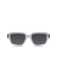 Prada SPR 02ZS U43-0A9 Square Shape Transparent Grey Blue 2