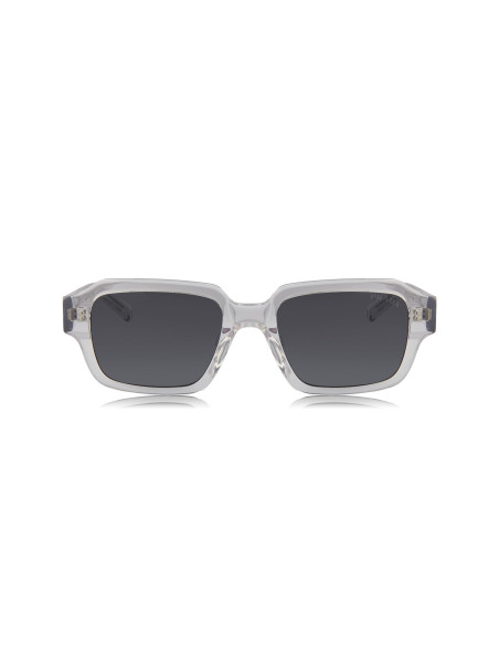 Prada SPR 02ZS U43-0A9 Square Shape Transparent Grey Blue