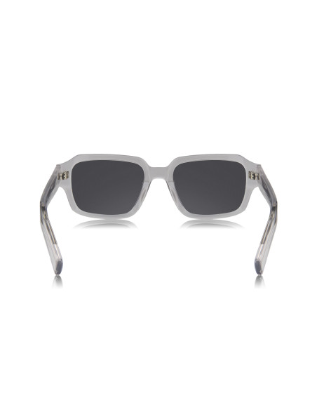 Prada SPR 02ZS U43-0A9 Square Shape Transparent Grey Blue