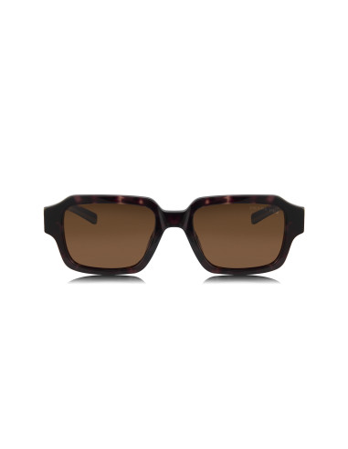 Prada SPR 02ZS 2AU-01D Square Shape Tortoise Polarized