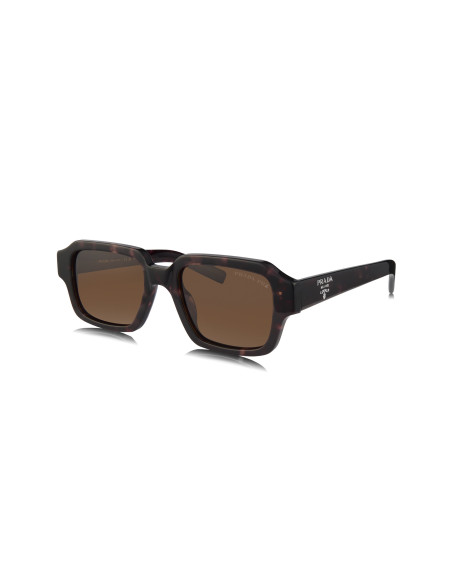 Prada SPR 02ZS 2AU-01D Square Shape Tortoise Polarized