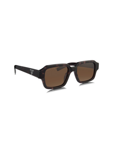Prada SPR 02ZS 2AU-01D Square Shape Tortoise Polarized