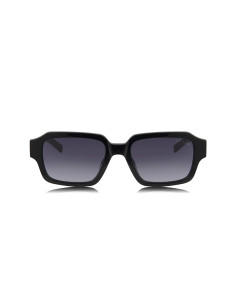 Prada SPR 02ZS 1AB-06T Square Shape Black Dark Grey 2