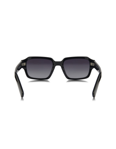 Prada SPR 02ZS 1AB-06T Square Shape Black Dark Grey