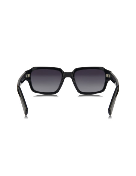 Prada SPR 02ZS 1AB-06T Square Shape Black Dark Grey