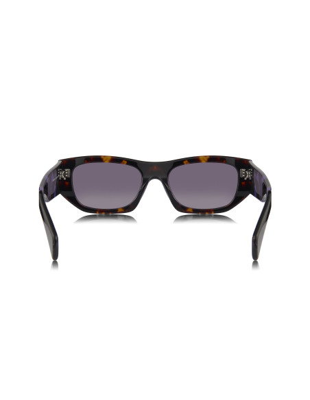 Prada SPR A01S 14O-50B Square Shape Havana Violet