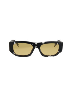 Prada SPR A01S 15O-10C Square Shape Havana Black Yellow 2