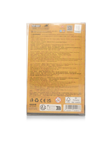 Pop Mart Labubu Halloween Sitting Pumpkin Vinyl Plush Pendant