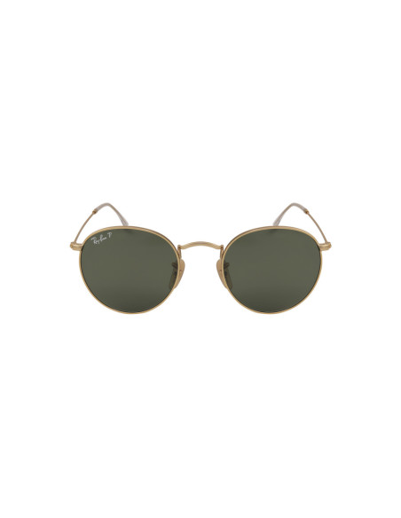 Ray Ban Rb3447 112/58 Round Metal G-15 Gold Polarized