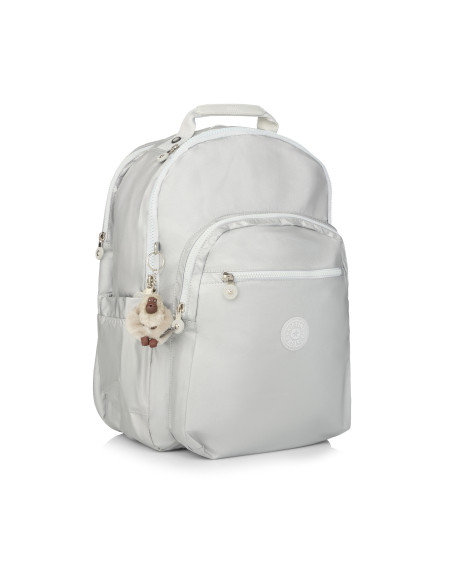 Kipling Seoul UP Laptop Backpack Kl3040 Bright Silver