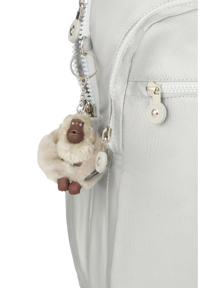 Kipling Seoul UP Laptop Backpack Kl3040 Bright Silver