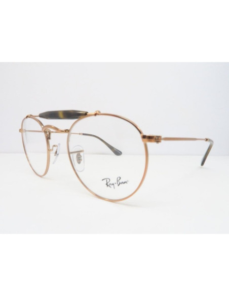 Ray Ban Oftalmico Rb3747v 2501 Round Double Bridge | Sunnies.uno