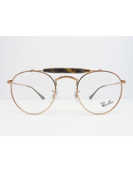 Ray Ban Oftalmico Rb3747v 2501 Round Double Bridge | Sunnies.uno