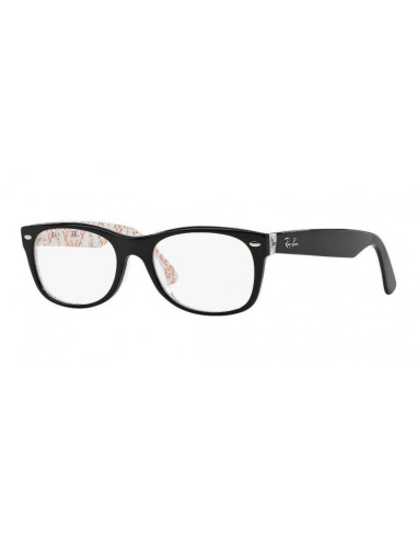 Ray Ban Oftalmico Rb5184 2479 New Wayfarer Negro Brillante Rojo | S...