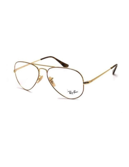 Ray Ban Oftalmico Rb6489 2500 Aviator Large Metal Dorado Carey | Su...