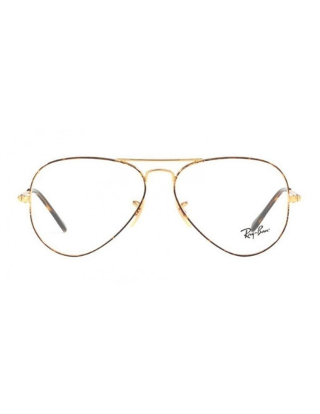 Ray Ban Oftalmico Rb6489 2500 Aviator Large Metal Dorado Carey | Su...