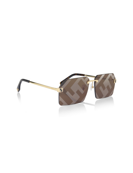 Fendi FE40043U 33G Sky Sunglasses Coffe Gold