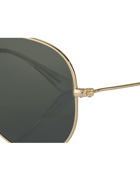 Ray Ban Rb3025 W3234 Aviator Negro Dorado G15 Gota chica | Sunnies.uno