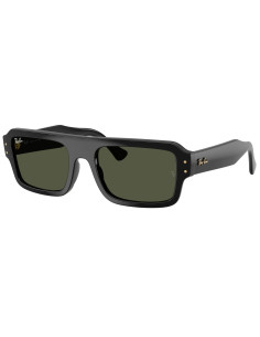 Ray Ban Rb3548n 001/58 Hexagonal Flat Negro G-15 Dorado Polarizado ...