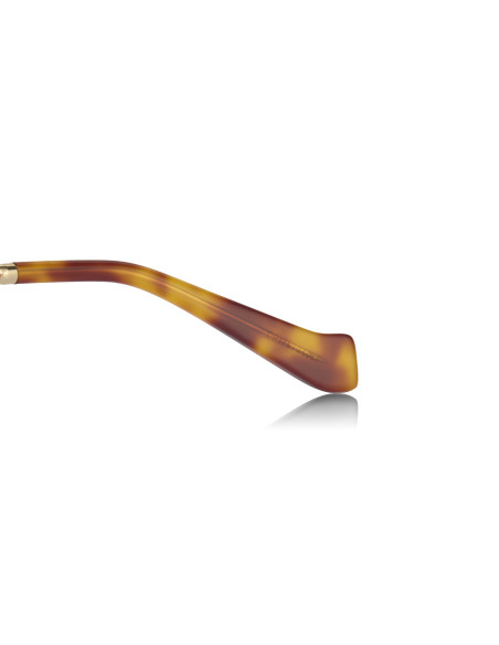 Miu Miu MU 52YS 7OE-01T Oval Shape Gold Coffe