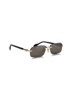 Gucci GG1221S 001 Rectangle Shape Black Gold 2