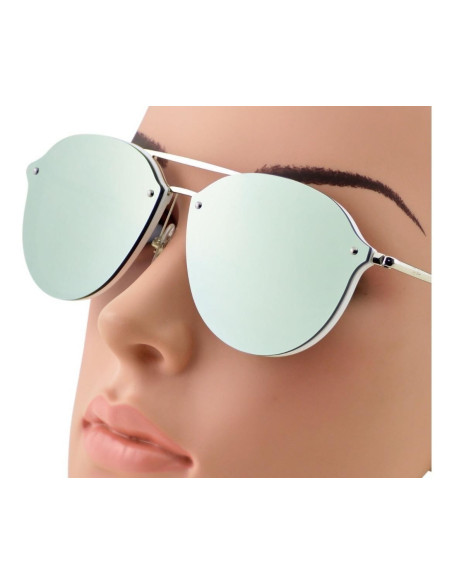 Ray Ban Rb4292n 671/30 Aviator Blaze Double Bridge Plateado | Sunni...