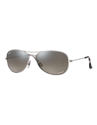 Ray Ban Rb3562 003/5j Cockpit Chromance Plata Polarizado | Sunnies.uno