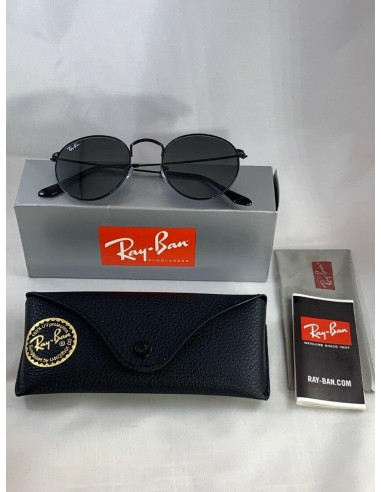 Ray-Ban Rb3447n 002/71 Round Metal Flat