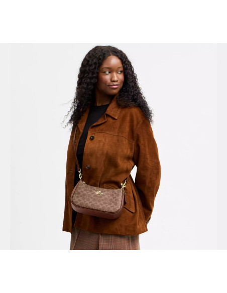 Coach Teri Shoulder Bag In Signature Canvas