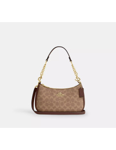 Coach Teri Shoulder Bag In Signature Canvas