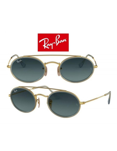 Ray Ban Rb3847n 912031 Oval Double Bridge G15 Original | Sunnies.uno