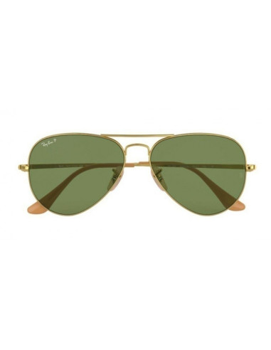 Ray Ban Rb3689 906447 New Aviator Cafe Polarizado Dorado | Sunnies.uno