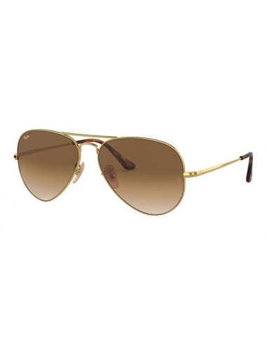 Ray Ban Rb3689 906447 New Aviator Cafe Polarizado Dorado | Sunnies.uno