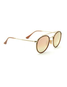Ray Ban Rb3647n 001/7o Round Double Bridge Rosa Espejo Dorad | Sunn... 2