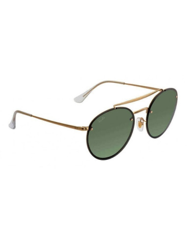 Ray Ban Rb3614n 148/11 Round Double Bridge Blaze Negro Gris degrada...