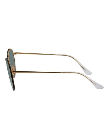 Ray Ban Rb3614n 148/11 Round Double Bridge Blaze Negro Gris degrada...