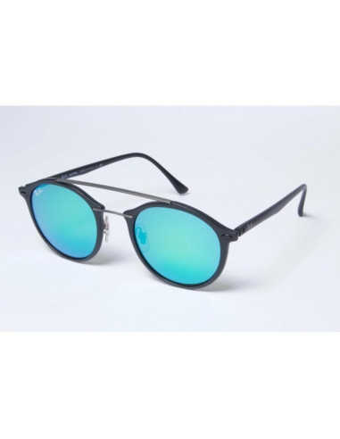 Ray Ban Rb4266 601/71 Round Double Bridge Lightray Negro G15 | Sunn...