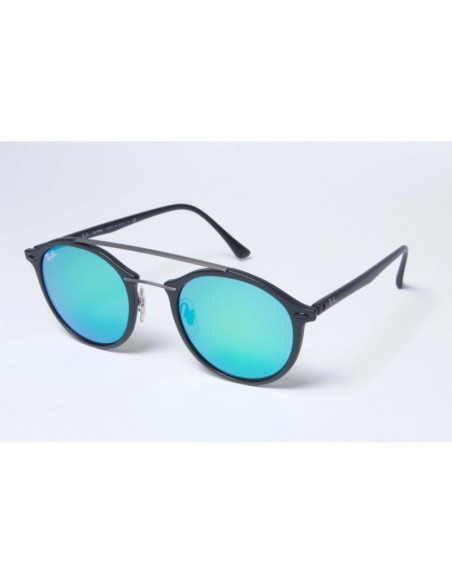 Ray Ban Rb4266 601/71 Round Double Bridge Lightray Negro G15 | Sunn...
