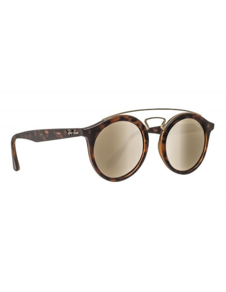 Ray Ban Rb4256 601/71 Gatsby I Negro Round Dorado Original | Sunnie...
